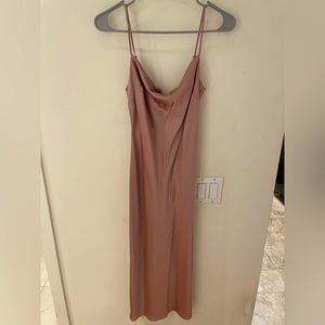 Express Satin Wedding Guest Dress
